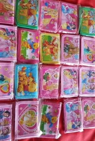 8 x Kids Themed Wallets - 1 Bid