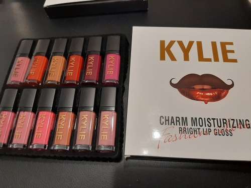 Kylie Lips and Eyeliner Combo