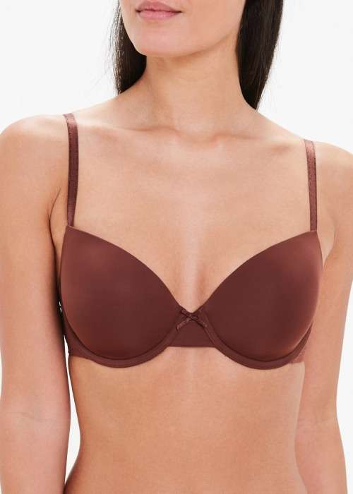 T-shirt Bra - chocolate brown Size 38B