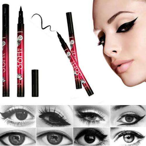Precision liquid eyeliner Get a free handbag eyeliner
