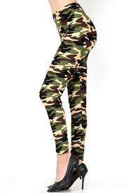 Camo Leggings Size 28 - 38
