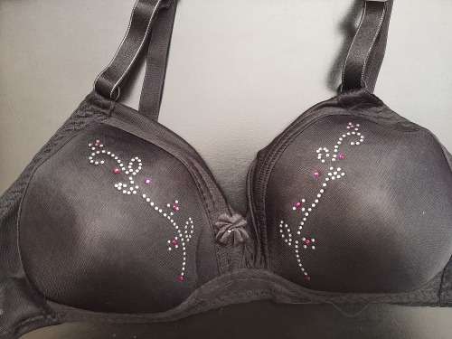 Diamond sequince Padded Bras. Size: 34 - 38, Cup B and C