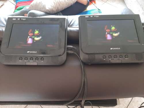 Sansui portable dvd player with dual screne