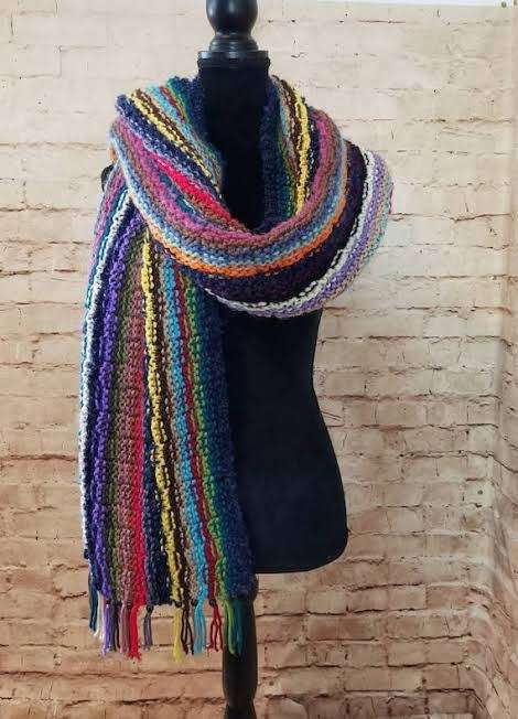 Colourful scarfs
