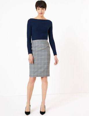 Grey Check Skirts Size Large ONLY