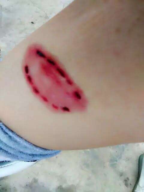 Halloween Zombie Waterproof Party Temporary Tattoo