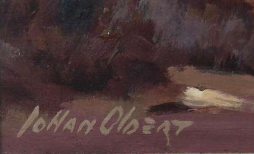 Johan Oldert (SA 1912 - 1984) original oil painting (49 x 34 cm). Investment Art