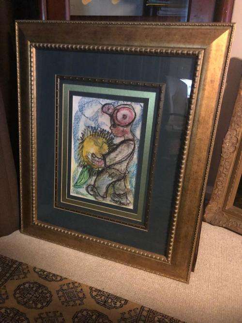 Lovely Frans Claerhout original painting (38,5 x 26cm).