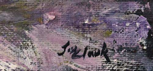 Joy Clark original oil painting on canvas (35,5 x 26 cm).