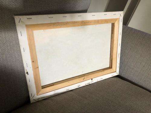 Lovely Casey van der Leek original oil painting on stretched canvas (35 x 25 cm).