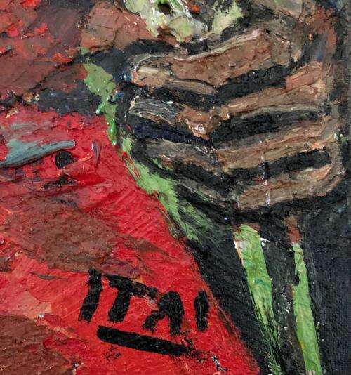 Stunning Itai Vangani original oil painting (61 x 45,5cm). Investment art.