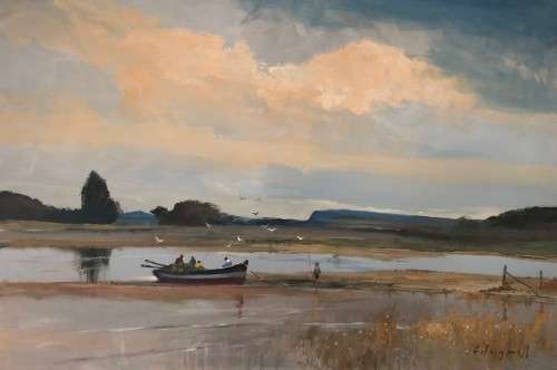 Stunning Chris Tugwell original oil on board (91 x 60,7 cm). Investment Art!!!!