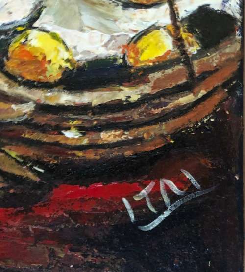 Stunning Itai Vangani original oil painting (76 x 38cm). Investment art.