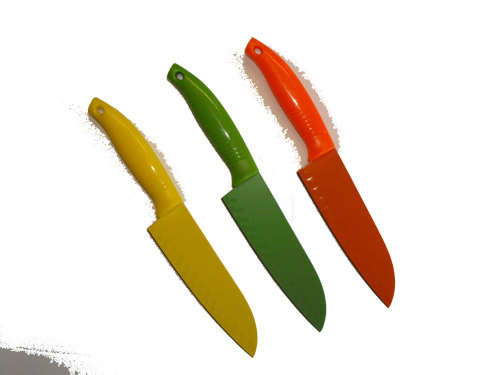 6inch coloured chef knife Stainless steel Non-stick coating
