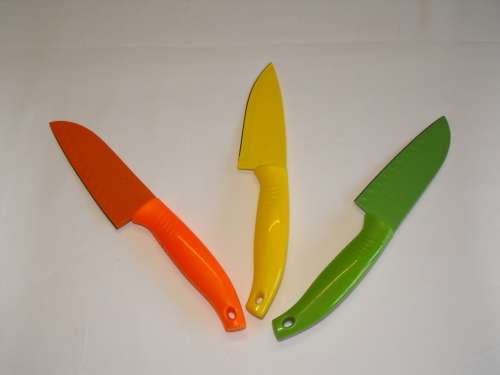 4inch coloured chef knife Stainless Steel Non-stick Coating