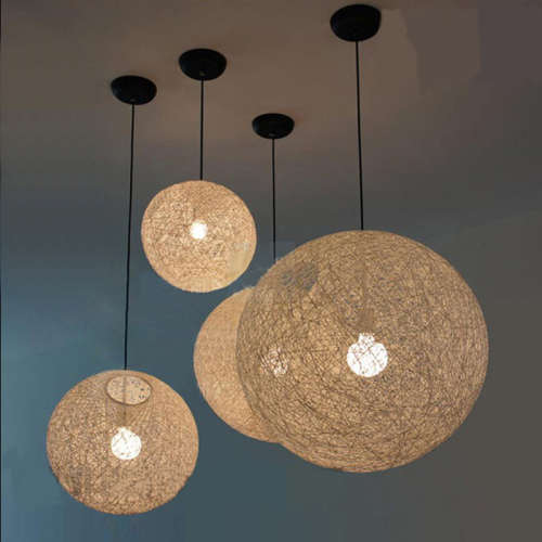 Ball ceiling light.