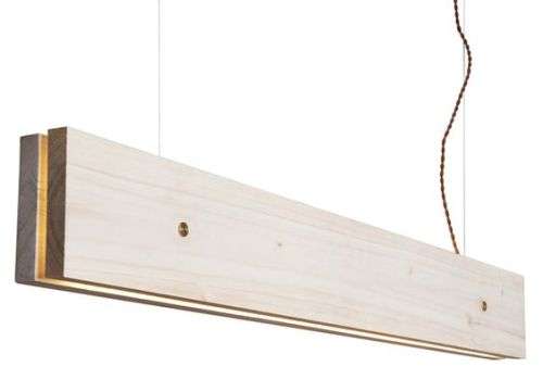 Wooden single-bar light.