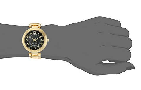 Nine West Women's  Gold-Tone Bracelet Watch