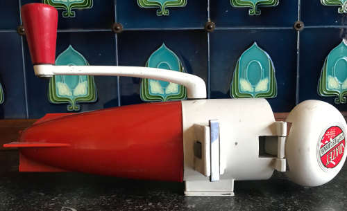 Rocket Shaped! Vintage 1940's - 1950's USA Dazey Triple Ice Crusher