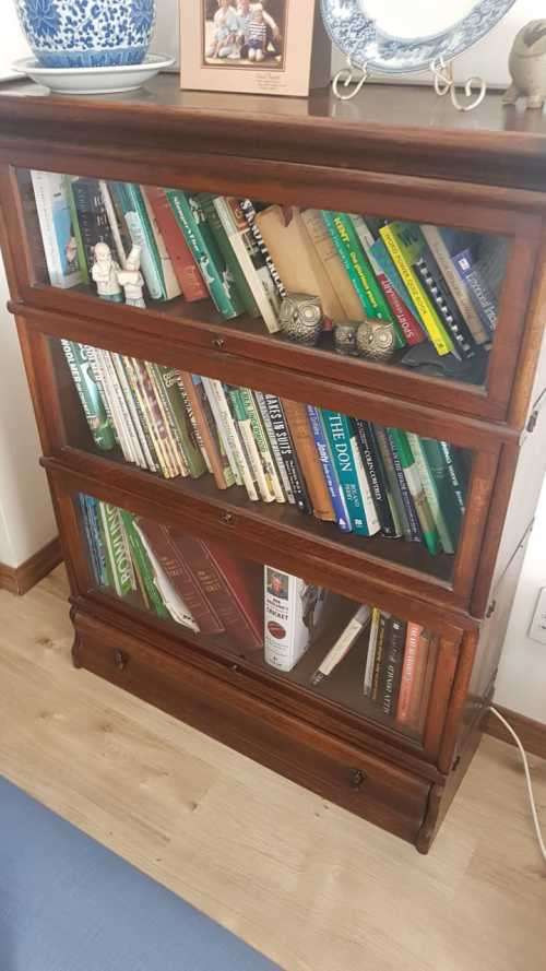 Unusual Arts and Crafts Glass Display Cabinet Chest. Perfect for a shop display Unit!
