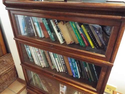 Unusual Arts and Crafts Glass Display Cabinet Chest. Perfect for a shop display Unit!