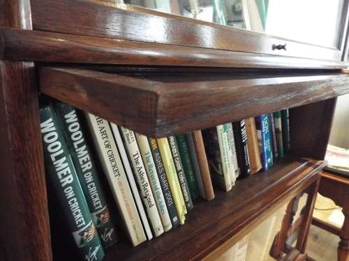 Unusual Arts and Crafts Glass Display Cabinet Chest. Perfect for a shop display Unit!