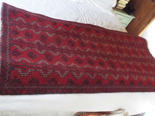 Afghanistan red patterned persian carpet for sale