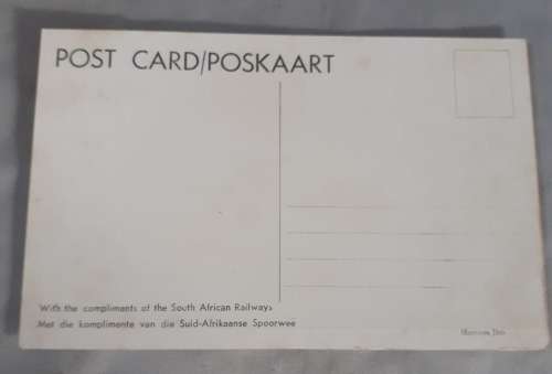 Vintage S.A.R motor coach at Plettenberg bay postcard - MINT