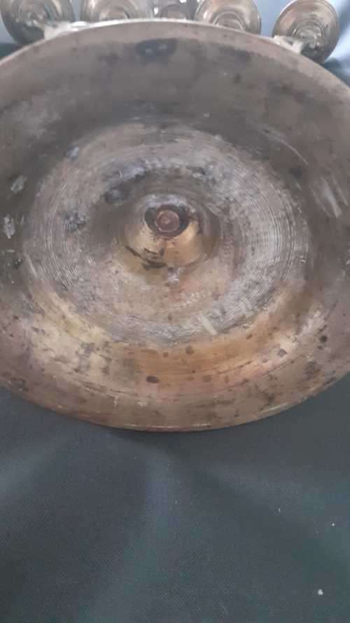 Rare magnificent Brass Lion of  Judah 18th century candelabra (Ethiopia?). Measurement 60 cm heig