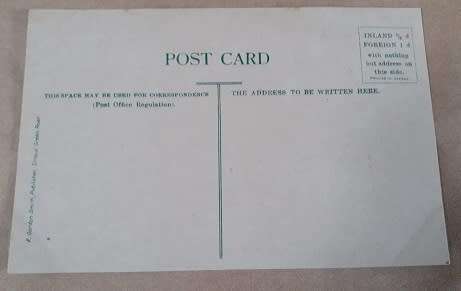 The Victoria Embankment London vintage postcard CIRCA 1910- MINT