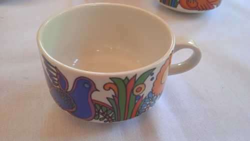 Gorgeous Villeroy and Boch Apulco design tea set 17 piece (Made in Luxembourg)