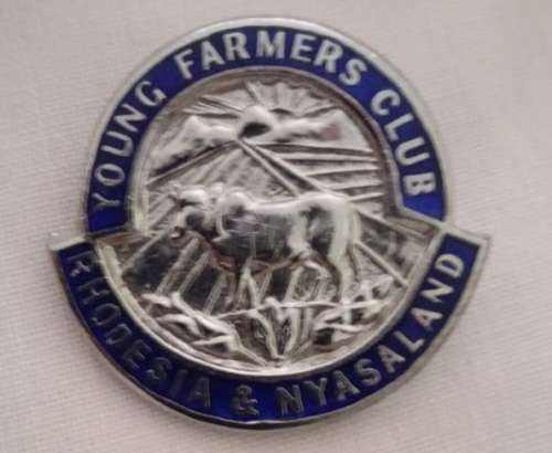 Young farmers club Rhodesia nyasaland brooch