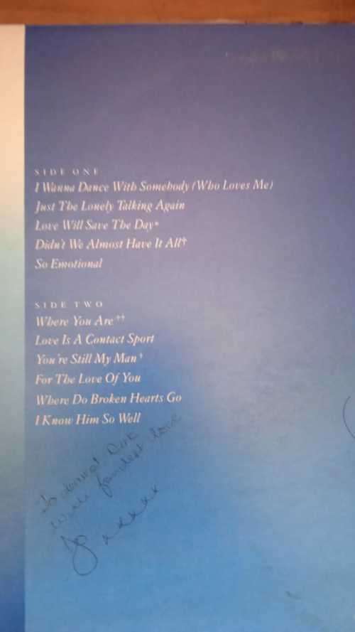 Whitney Houston - Whitney Vinyl LP