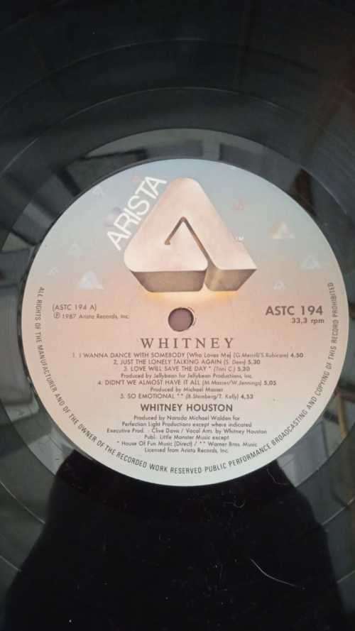 Whitney Houston - Whitney Vinyl LP
