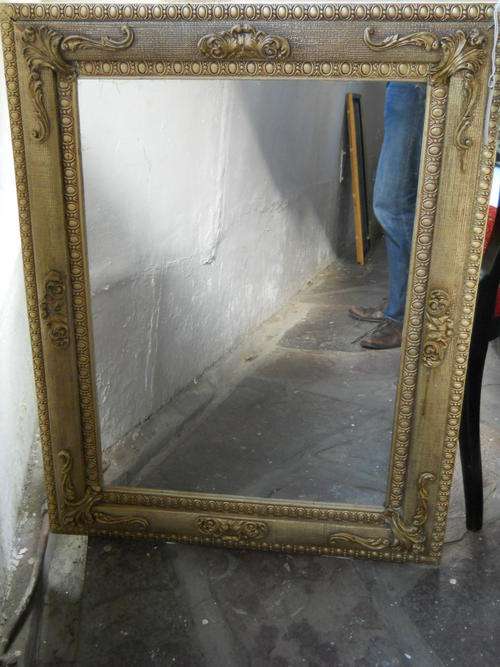 Elegant Reproduction Gold Gilt Mirror