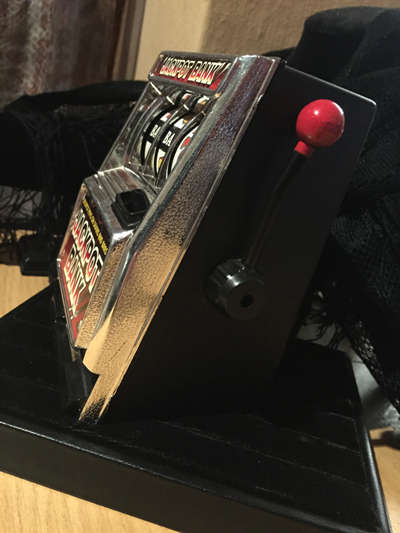 Childs Vintage Casino Machine style Jackpot bank piggy bank