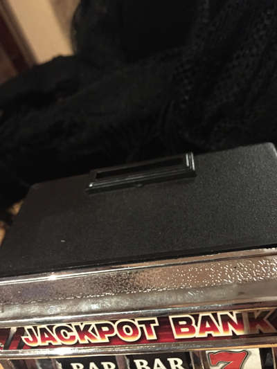 Childs Vintage Casino Machine style Jackpot bank piggy bank