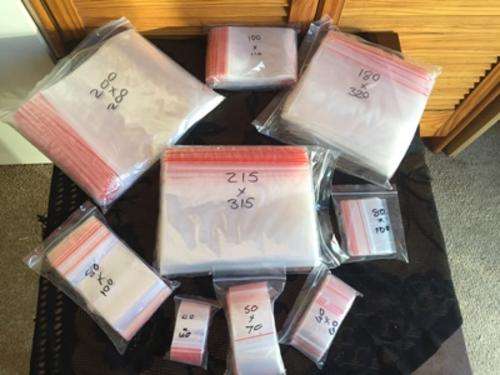 BULK Ziplock 500 bags! SEE INSIDE