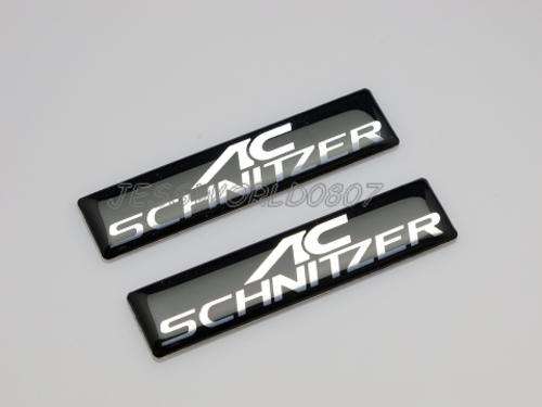 BMW AC SCHNITZER Decal Emblem 2Pcs E46 E90 M3 M5 Z4 X5