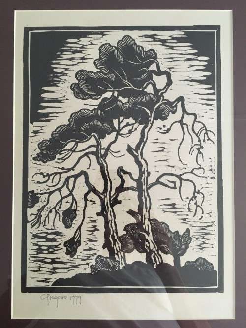 Gregoire Boonzaier - Two Trees in the Wind