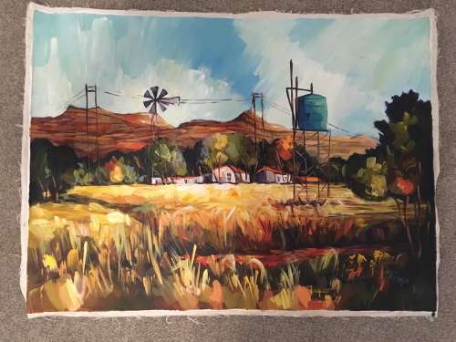 Kenneth Kadzinga Painting.