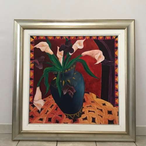 Pieter Lessing - Still Life - oil on board