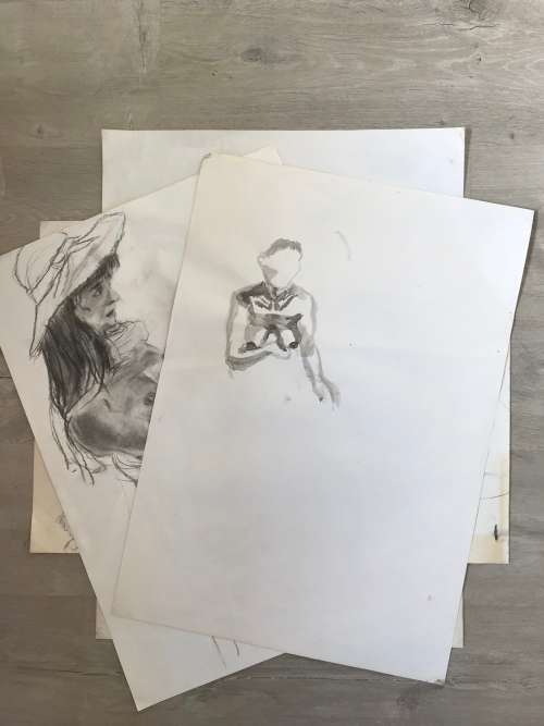 Studies of the Female Nude - by unknown artist