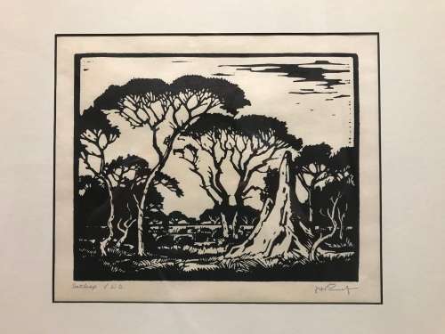Pierneef- Photolithograph- titled `Antheap S.W.A`