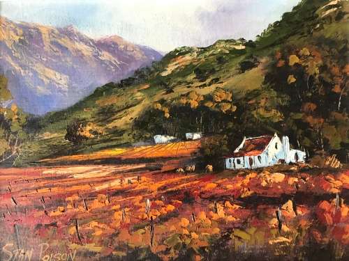 Stan Polson - Oil on Board Landscape