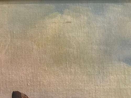 K J FOURE - Cape Homestead - Oil on Board