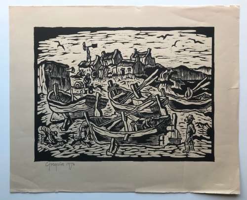 Gregoire Boonzaier - Fishing Boats