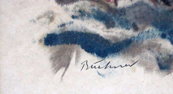 Carl Buchner - Mixed Media on Paper