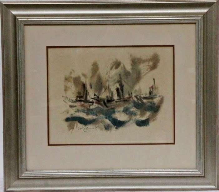 Carl Buchner - Mixed Media on Paper