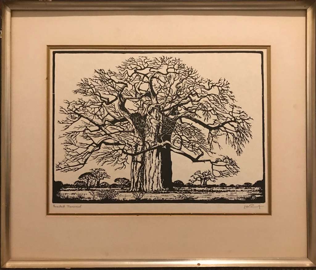 Pierneef Photolithographic Print of a Baobab